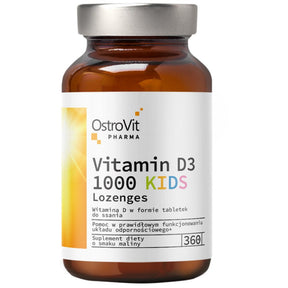 Vitamin D3 1000 Kids | Lozenges 360 Sublingual tablets - Nutra Best Europe