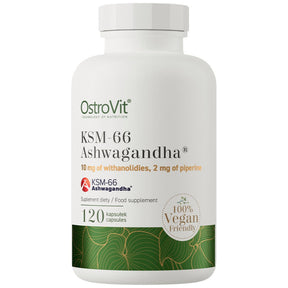 KSM-66 Ashwagandha® 200 mg / Vege Caps 120 capsules - Nutra Best Europe
