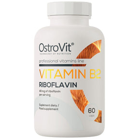 Vitamin B2 Riboflavin 40 mg - 60 capsules - Nutra Best Europe