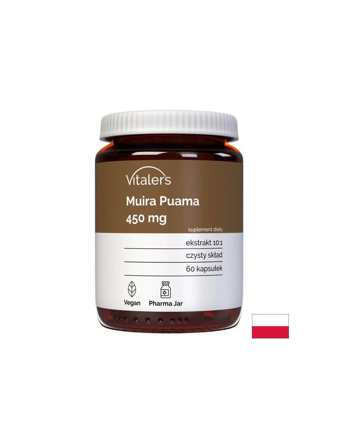 Естествен афродизиак - Muira Puama, 450 mg x 60 капсули