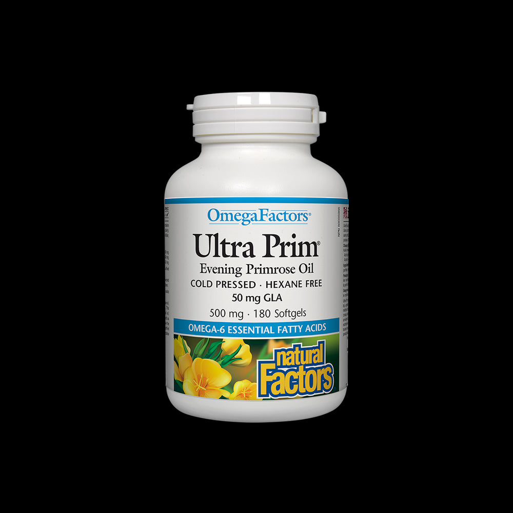 Ultra Prim вечерно масло от праймроза 500 mg - 180 гел капсули