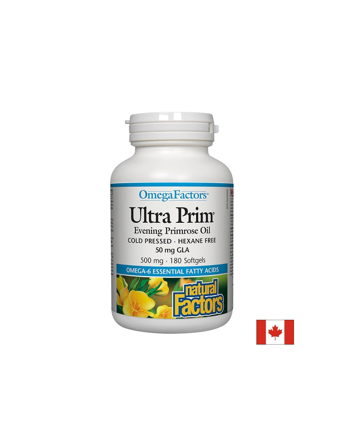 Ultra Prim вечерно масло от праймроза 500 mg - 180 гел капсули