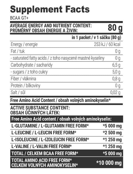 BCAA GT+ - 80 грама