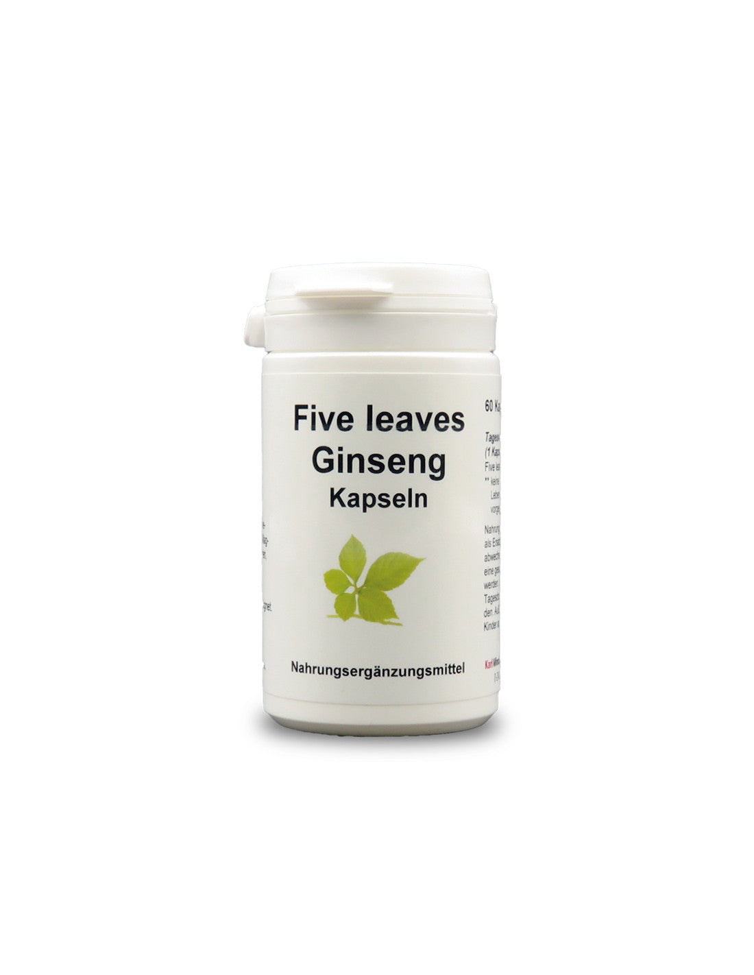 Five leaves Ginseng - Джиаогулан (Гиностема) 400 mg, 60 капсули Karl Minck - Feel You