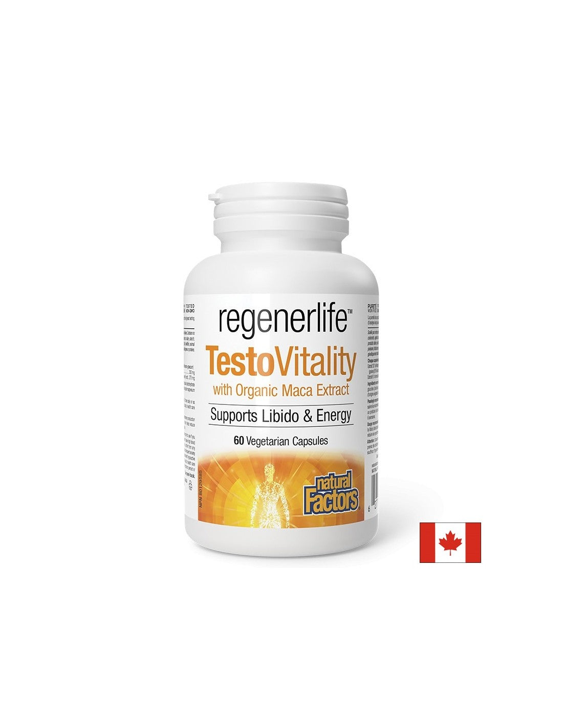 Мъжката формула на Testovitality Regenerlife ™ - тестостерон, енергия и мъжка жизненост, 60 капсули