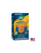 Fortify ™ Optima Advanced Care Probiotic - Fortify Optima Probiotic + Prebiotics, 100 милиарда активни пробиотици, 30 капсули Природата на природата