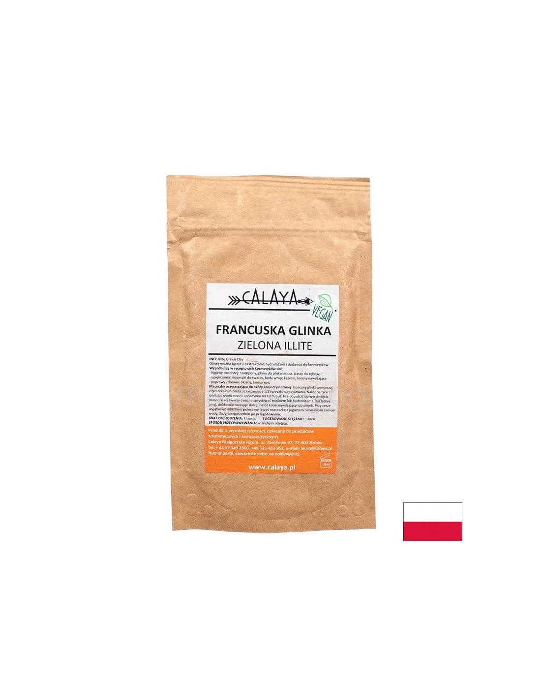 Френски зелена глина нелита, 100 g