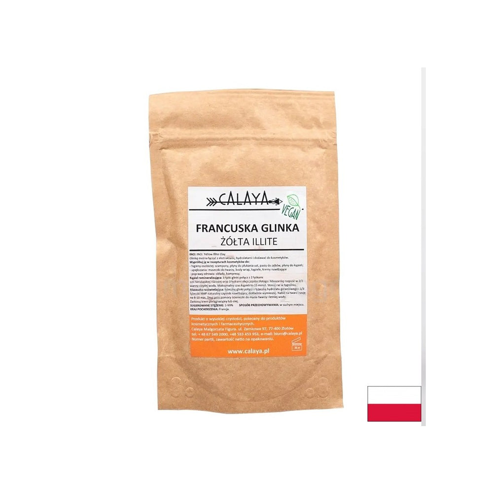 Френска жълта нелитна глина, 100 g