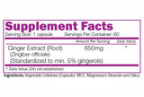 Екстракт от корен от джинджифил 650 mg - 60 капсули