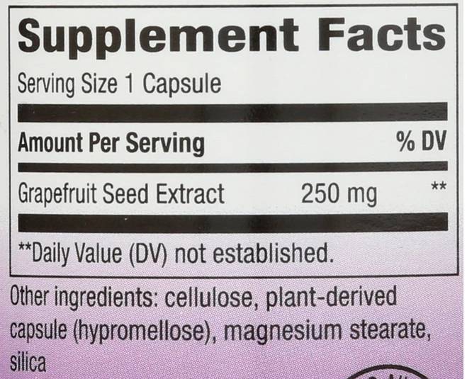 Семена от грейпфрут 250 mg - 60 капсули