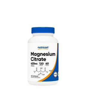 Heart and muscle care - Magnesium (citrate), 120 capsules - Nutra Best Europe