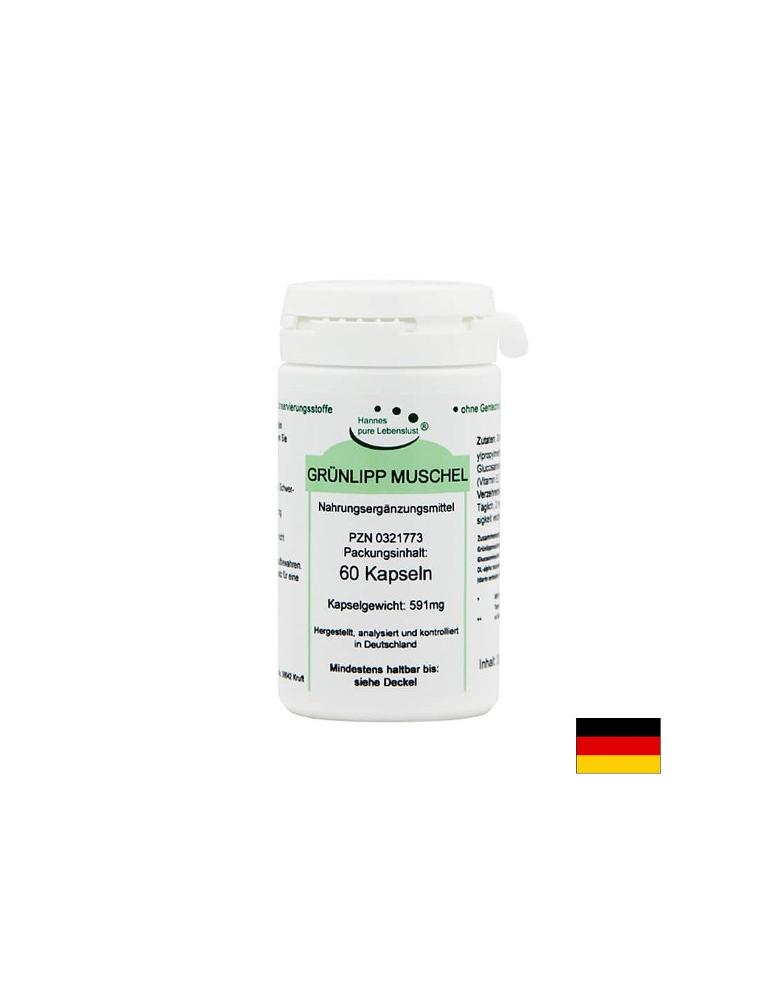 Mussel Grünlipp Muschel / Green-Lipped Mussel с глюкозамин сулфат, 60 капсули El compra
