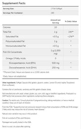 Ultra Omega 3 | Рибен желатин Softgels - 180 Softgels