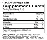 Bcaas | 100% микронизирани 2: 1: 1 BCAA Формула - 240 грама