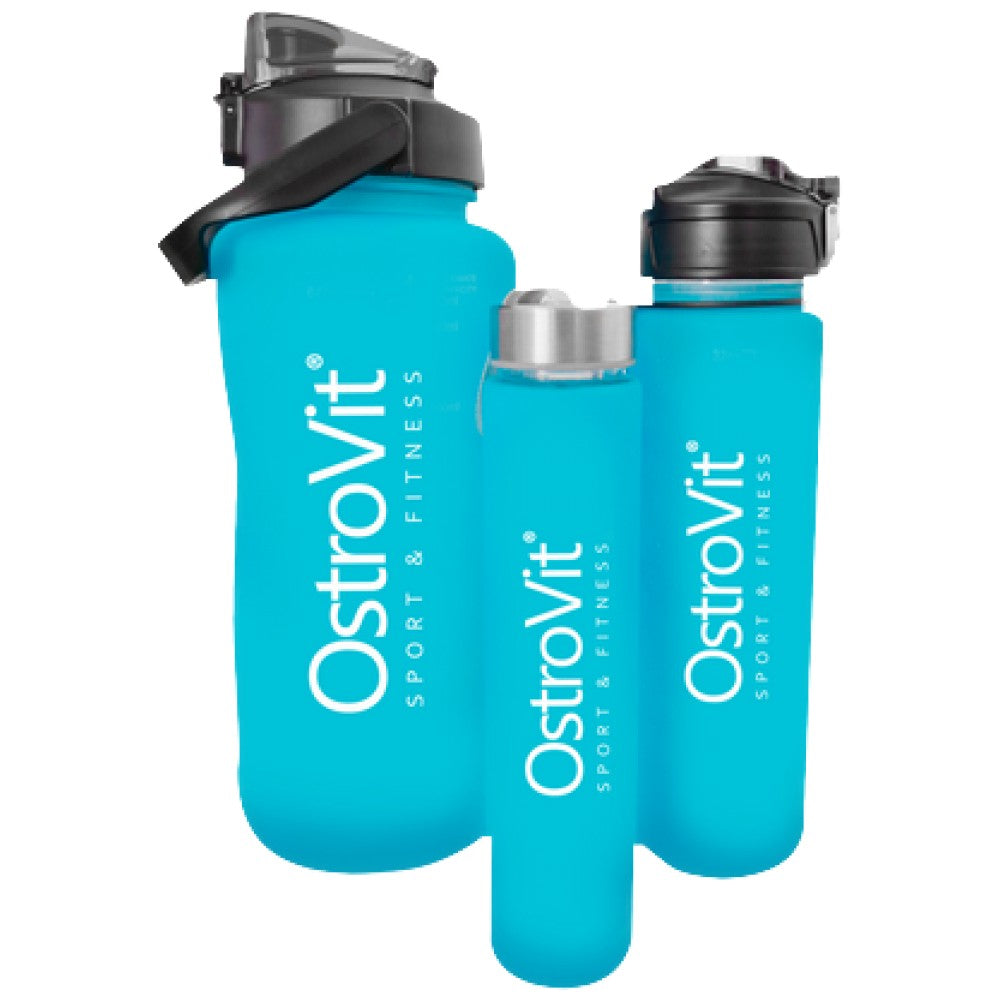 <tc>OstroVit</tc> Бутилки за вода | 3 в 1 - Сини 2000 + 900 + 500 мл