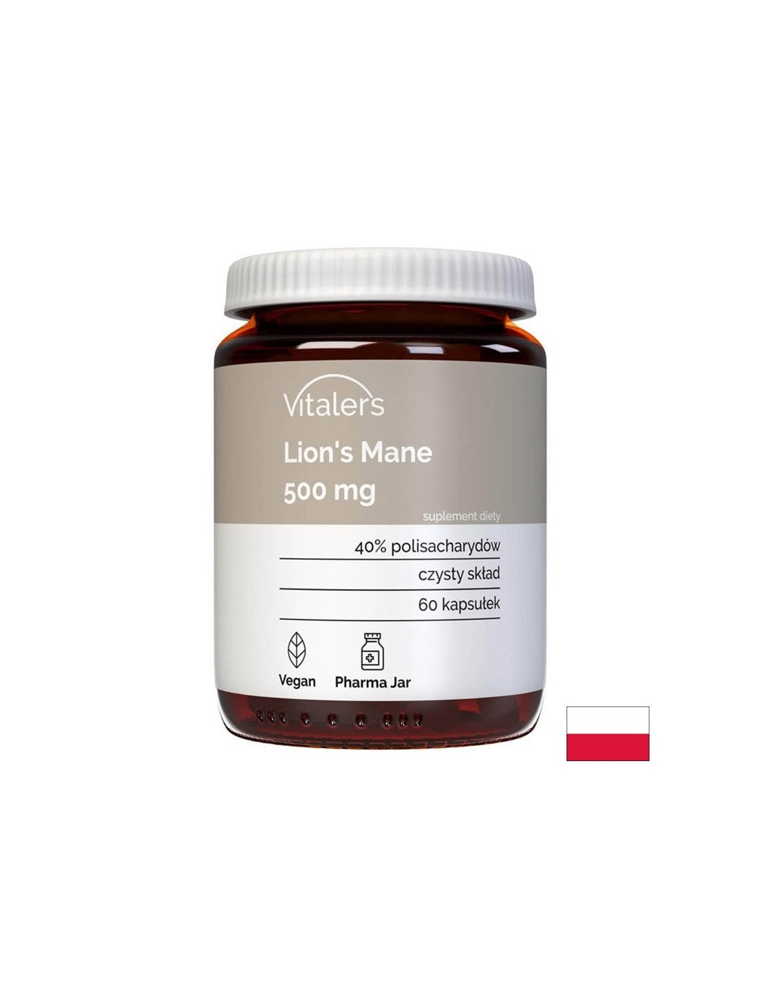 Имунитет и мозъчна функция - лъвска грива, 500 mg x 60 капсули