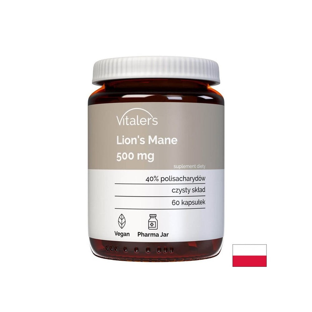 Имунитет и мозъчна функция - лъвска грива, 500 mg x 60 капсули