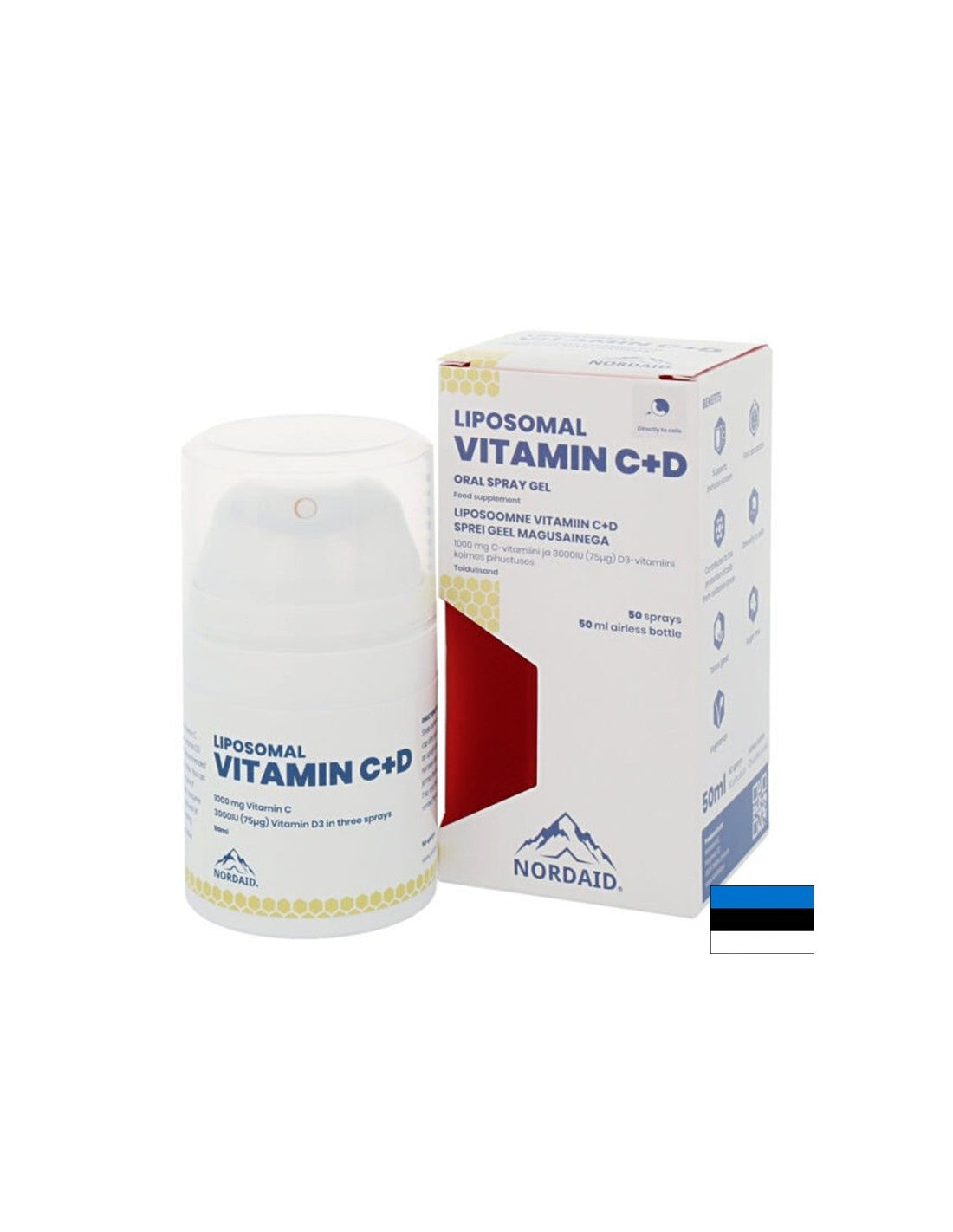 Имунитет - липозомен витамин С + D3, перорален спрей гел, 50 ml