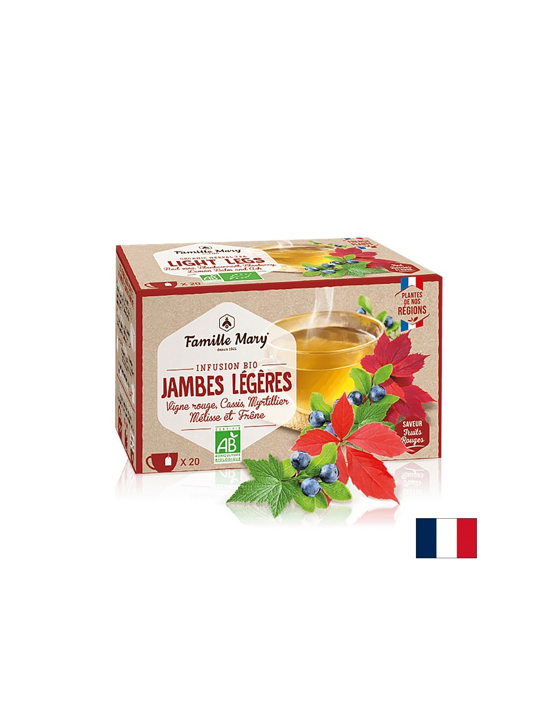 INFUSION BIO JAMBES LEGERES/ TEA за венозната система, 20 торбички за филтри