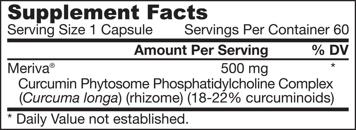 Куркумин Фитозома 500 mg | Meriva® - 120 капсули