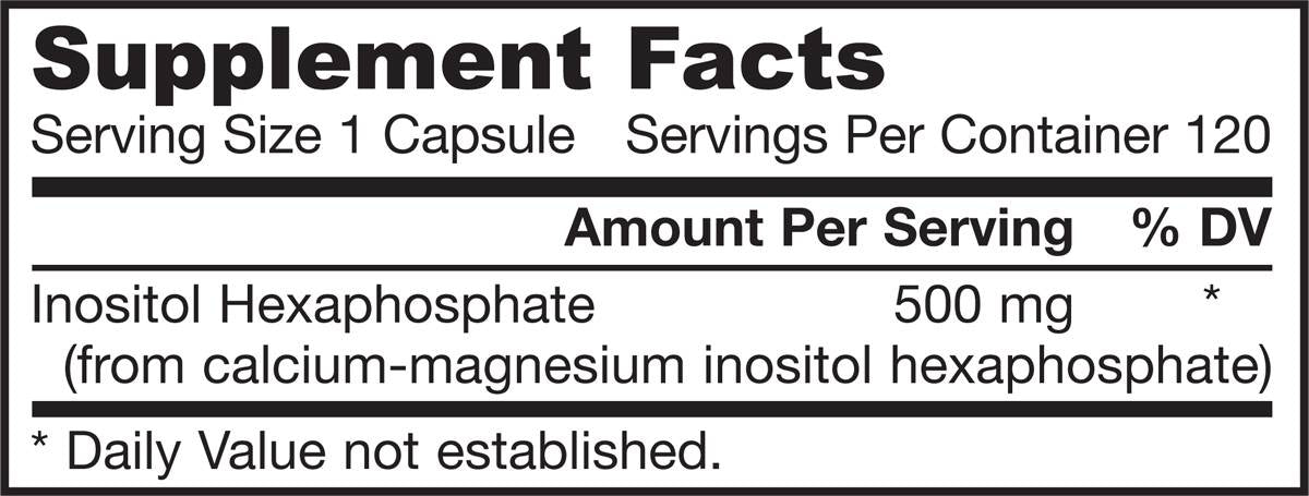 IP6 (инозитол хексафосфат) 500 mg - 120 капсули