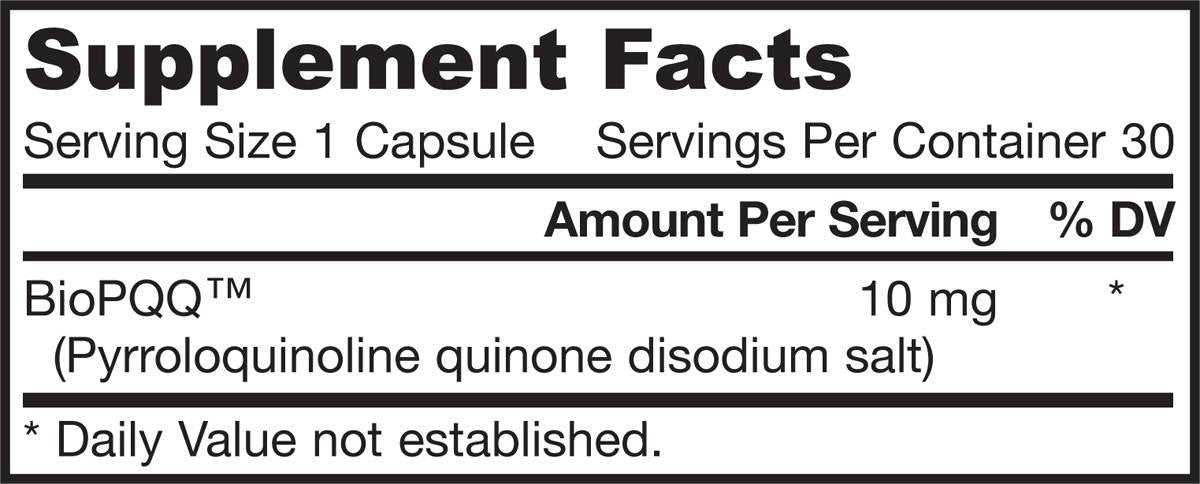 PQQ 10 mg - 30 капсули