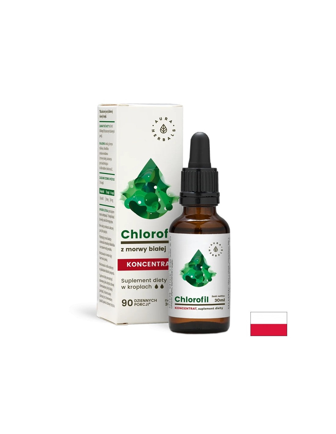 Детоксикация - Хлорофил, 30 мл капки <tc>Aura Herbals</tc>