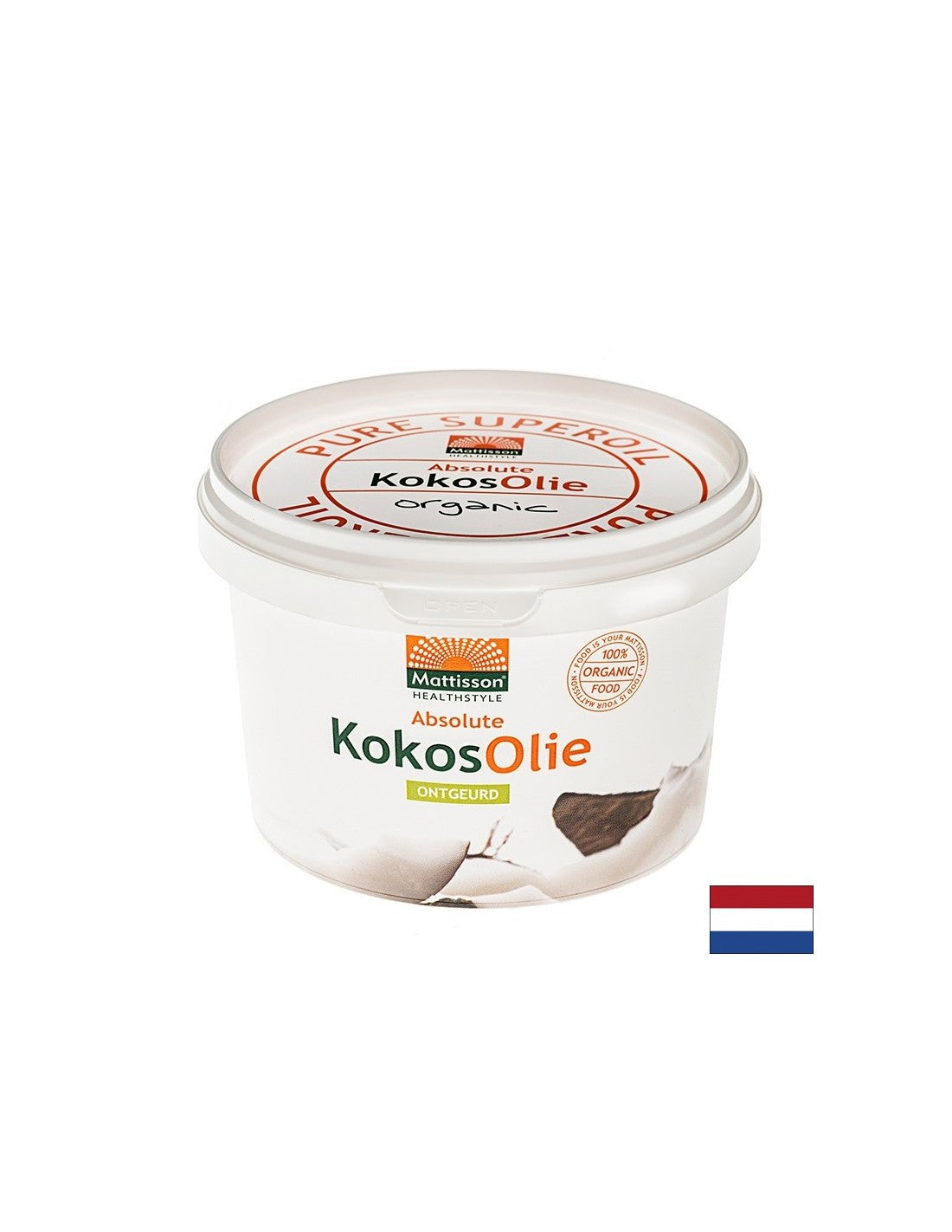 Кокосово масло (дезодоризирано) био, 500 ml