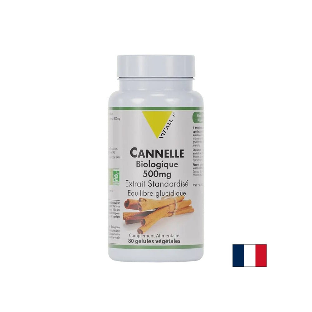 Контрол на кръвната захар - Ceylon канела, органичен, 500 mg x 80 капсули