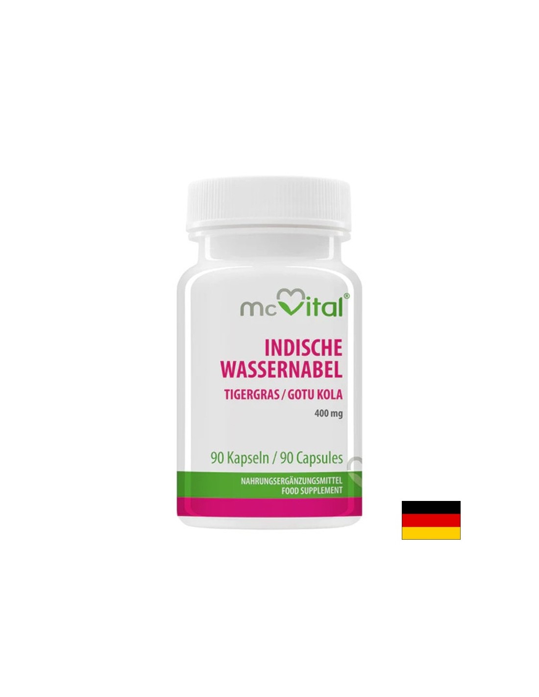 Циркулация, студени крайници - Gotu Kola (Centella asiatica) McVital, 400mg x 90 капсули