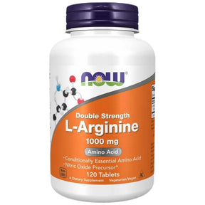 L-Arginine 1000 mg / Double Strength - 120 Tablets - Nutra Best Europe