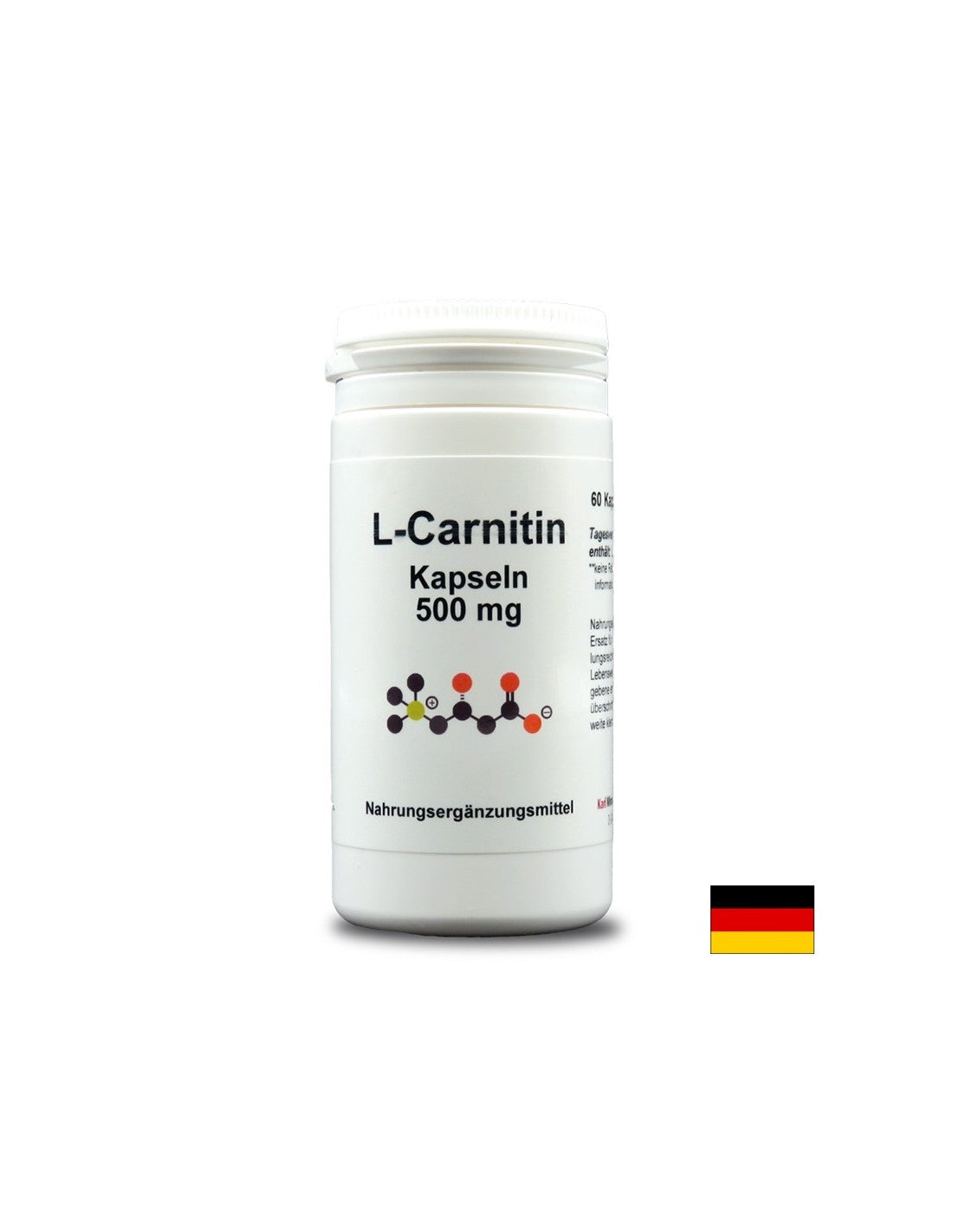 L-карнитин, 500 mg x 60 капсули
