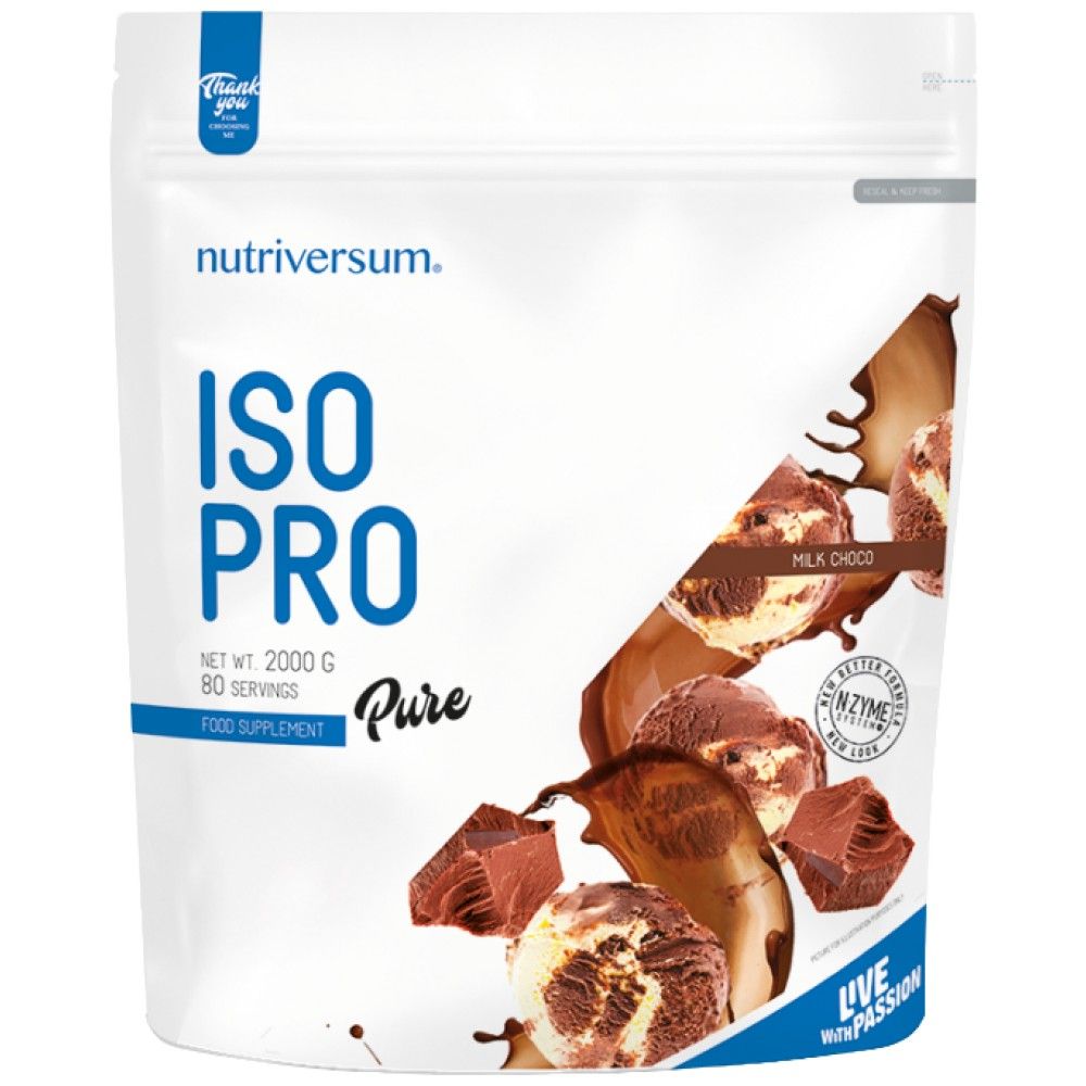 Iso pro pure Whey | Изолат с N -Zyme система - 2000 грама