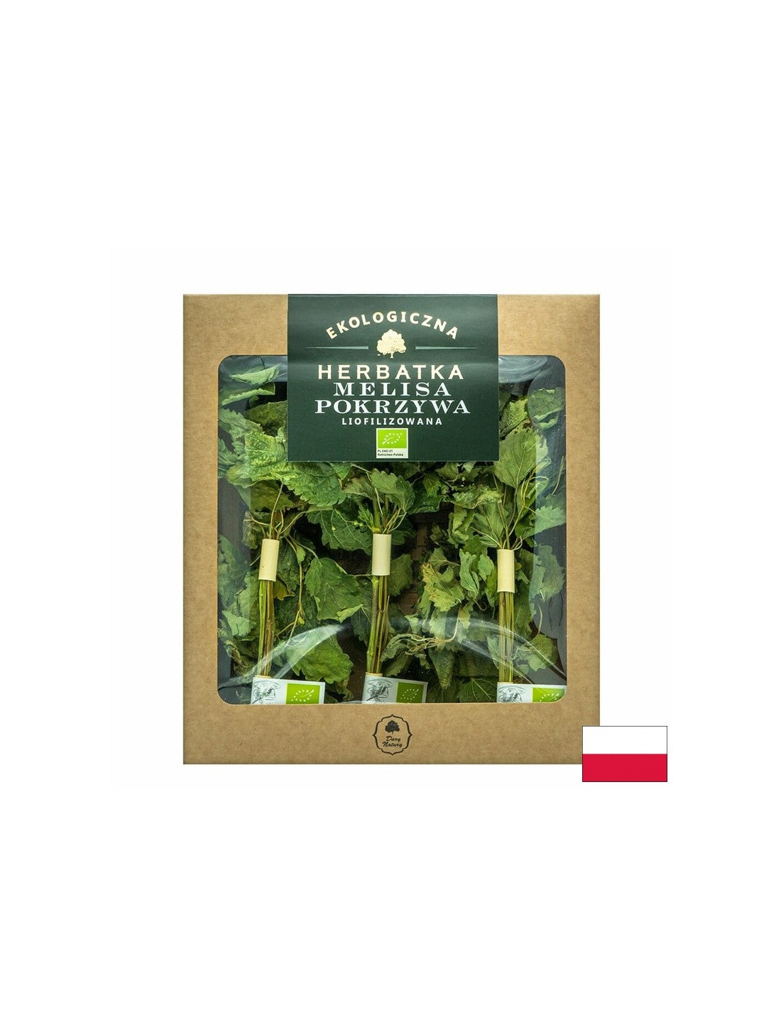 Лиофилизиран чай от коприва и маточина Био, 5 пръчици х 1,5 гр <tc>Dary Natury</tc>