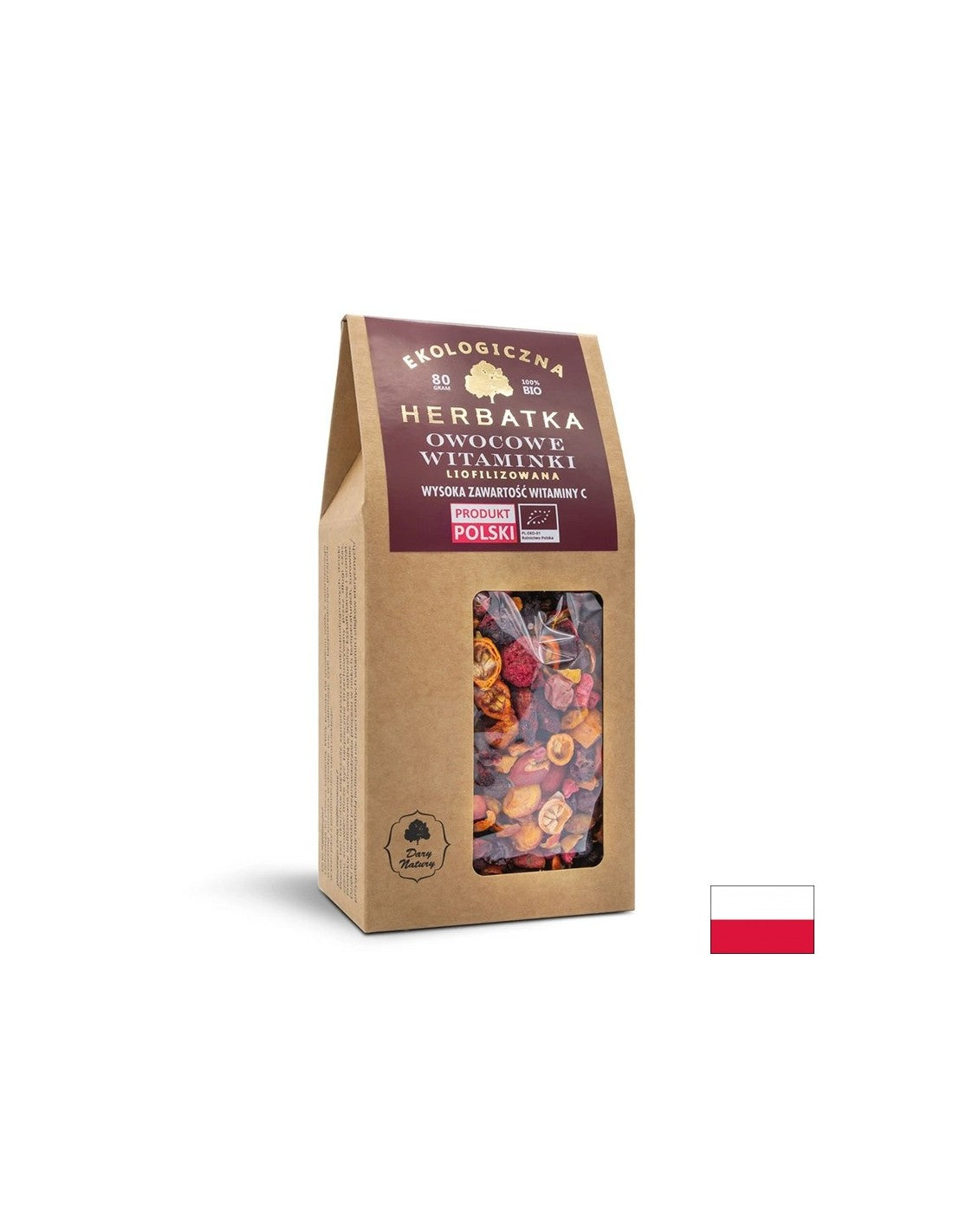 Лиофилизиран чай Fruit Bio, 80гр <tc>Dary Natury</tc>