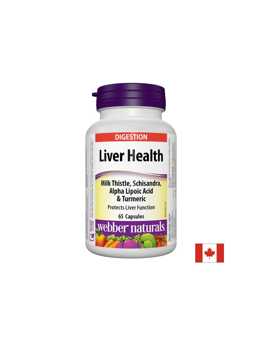 Liver Health x 65 капсули <tc>Webber Naturals</tc>