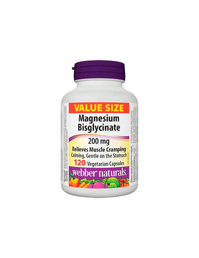 Magnesium (bisglycinate) – highly absorbable, 200 mg, 120 capsules for 4 months of intake - Nutra Best Europe