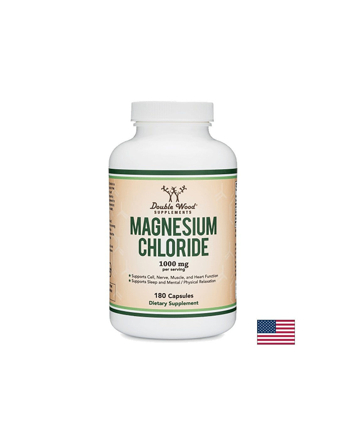 Магнезиев хлорид/ Magnesium (chloride), 180 капсули <tc>Double Wood</tc>