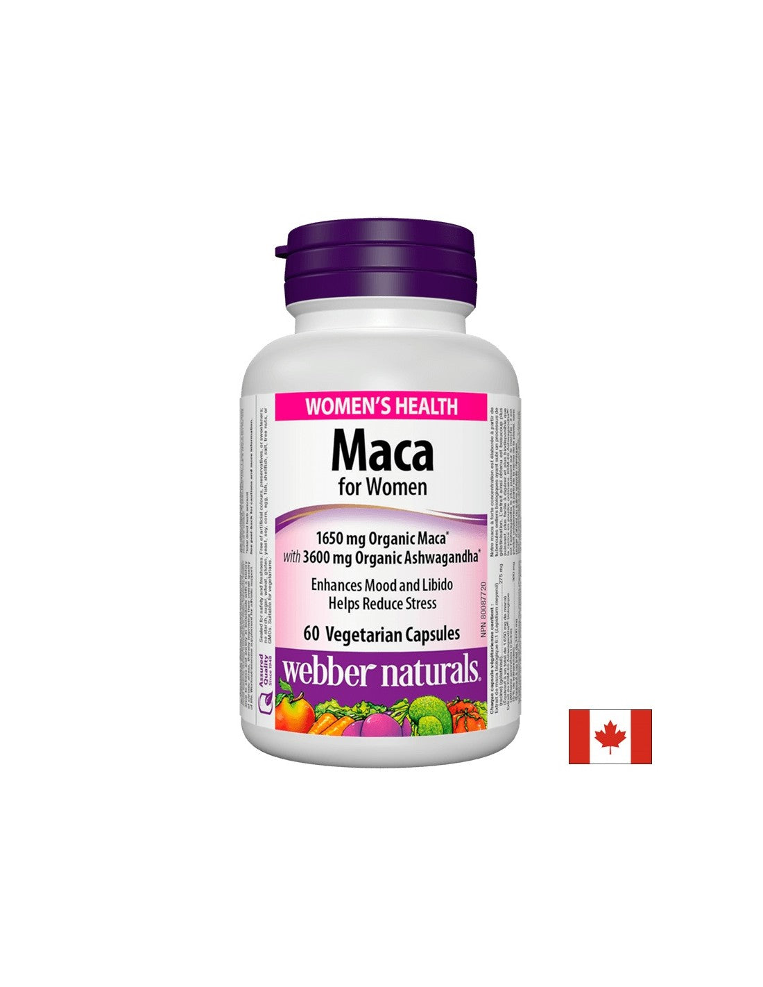 Мака за жени х 60 капсули <tc>Webber Naturals</tc>