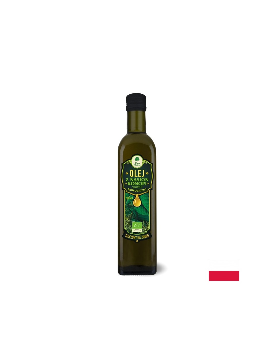 Органично конопено масло, 500 ml