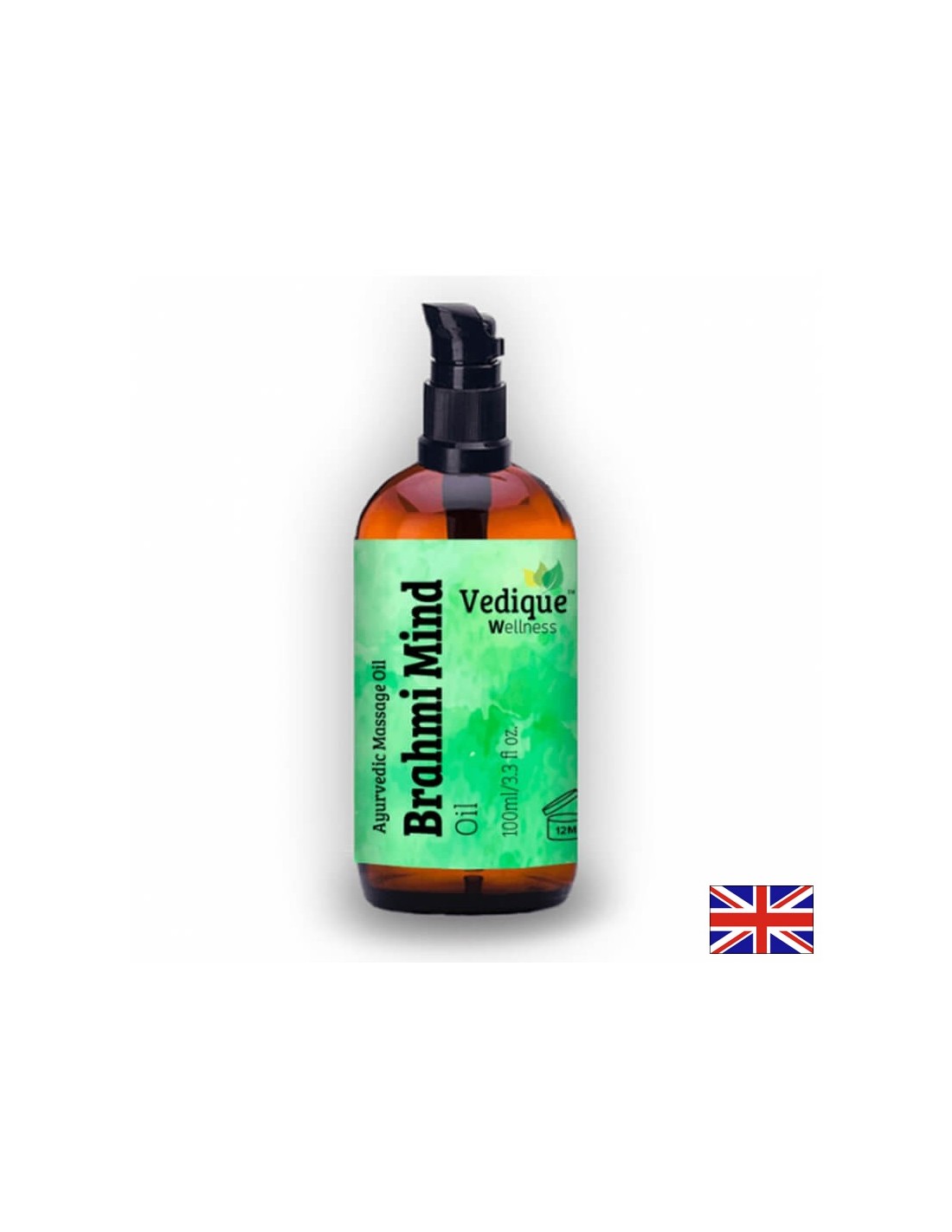 Масмално масло от Брахми (Брахми) - за стрес, депресия и слаба памет, 100 ml