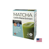 Matcha с екстракт от Mane на Lion - Super Focus - Увеличаване на енергията и концентрация - Незабавна напитка, 10 сашета