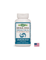 Мега -DHA рибено масло 1000 mg - 60 капсули