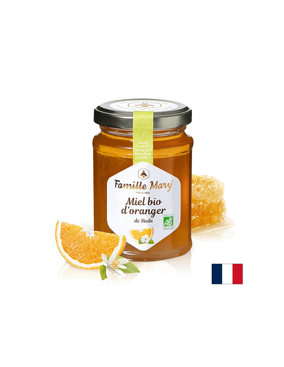 Органичен мед от портокалови цветове - Miel Bio D'Orange, 230 g