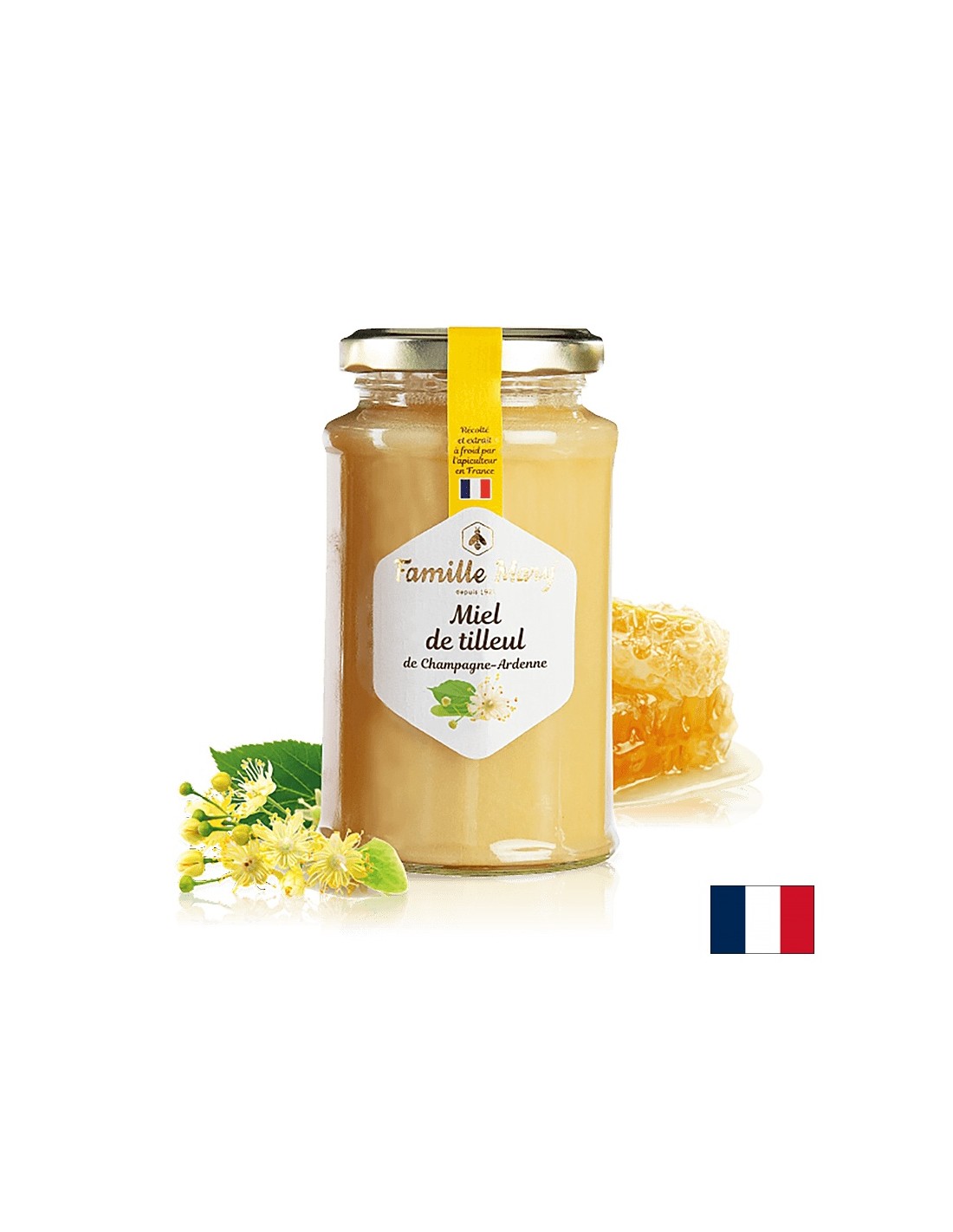 Linden Blossom Honey (от шампанско - Арден, Франция), 360 g