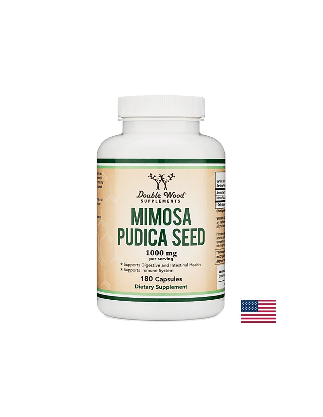 Mimosa pudica/ Мимоза пудика (семена), 180 капсули <tc>Double Wood</tc>