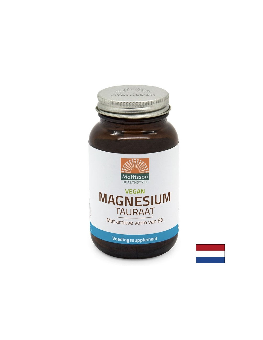 Мозъчна и нервна функция - магнезий (таурат) + витамин B6, 60 капсули <tc>Mattisson Healthstyle</tc>