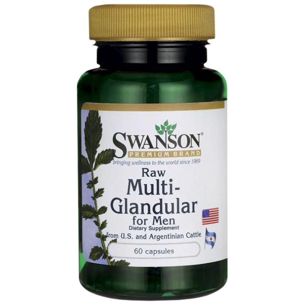 Сурови мулти-жлезисти за мъже 450 mg 60 капсули
