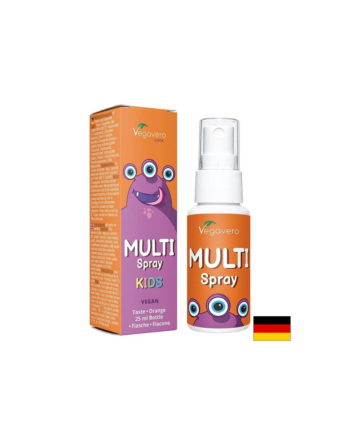 Multi Vitamin Junior/ Мултивитамини за деца/ Орален спрей, 25 мл, 100% веган <tc>Vegavero</tc>