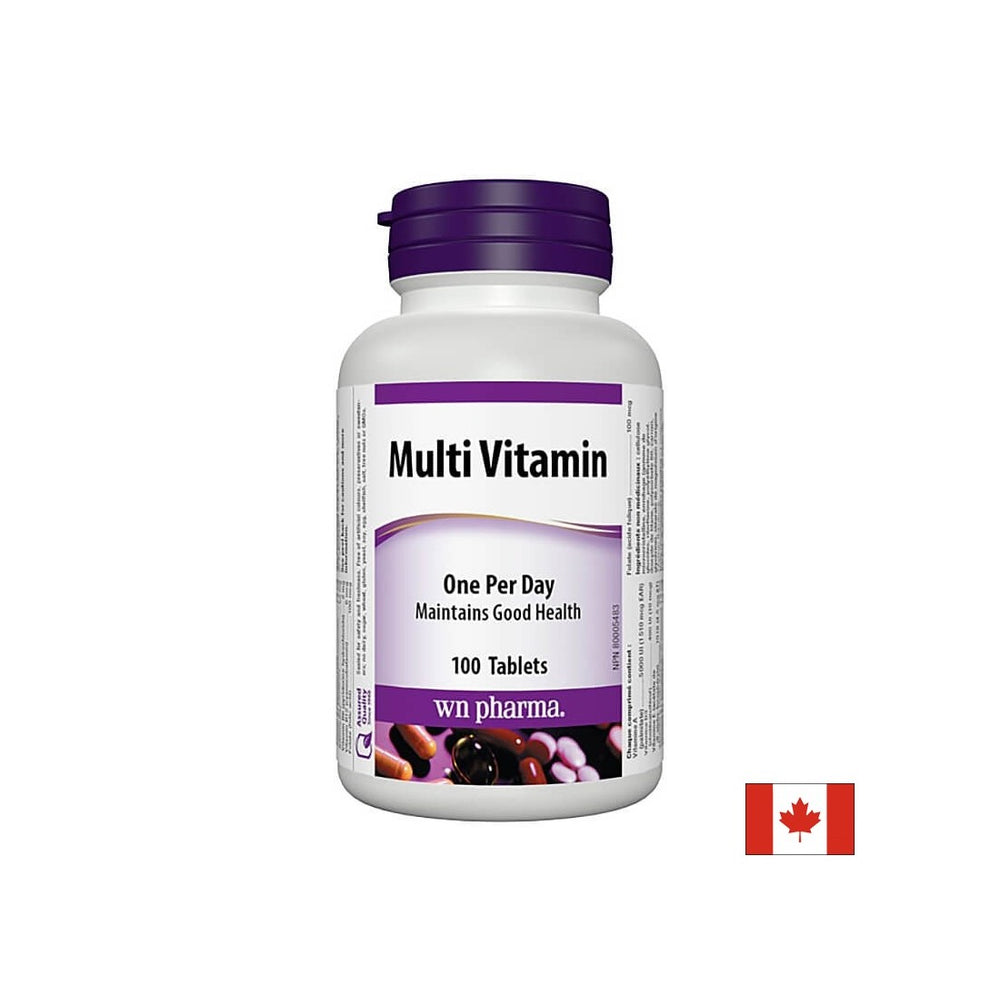 Мултивитамини - Мултивитамини, 100 таблетки <tc>Webber Naturals</tc>